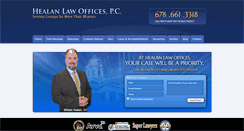 Desktop Screenshot of healanlaw.com